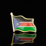 National Flag Pin Badge 1.8cm x 2.0cm