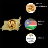 National Flag Pin Badge 1.8cm x 2.0cm