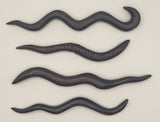 Ebony Hand Carved Worms