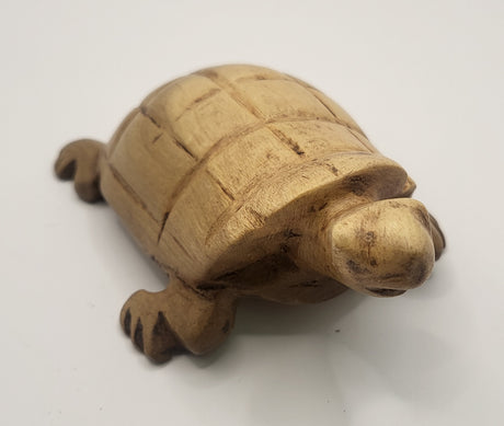 Wooden Hand Carved Turtle