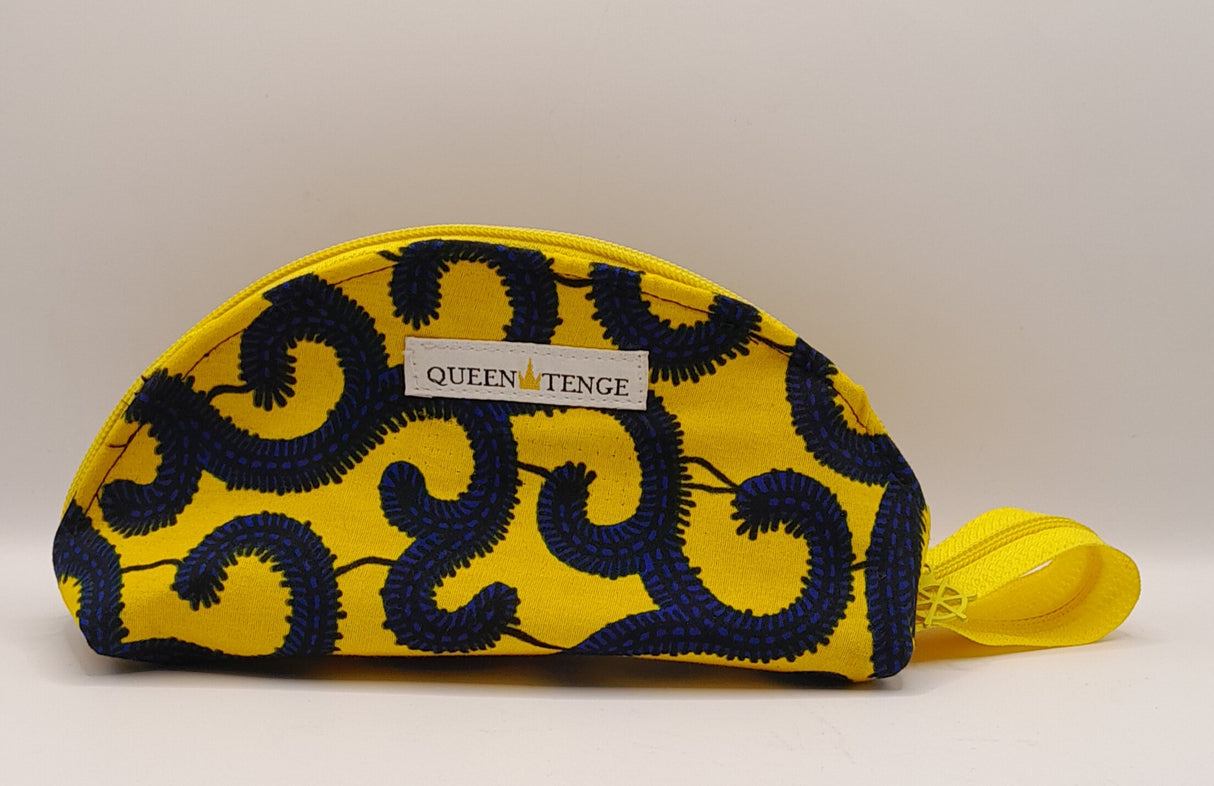 Queen Tenge - Mwezi Half Moon Toiletry Bags Small