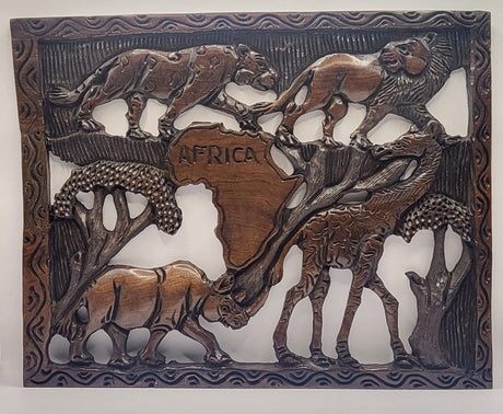 Wooden African Culture Frame