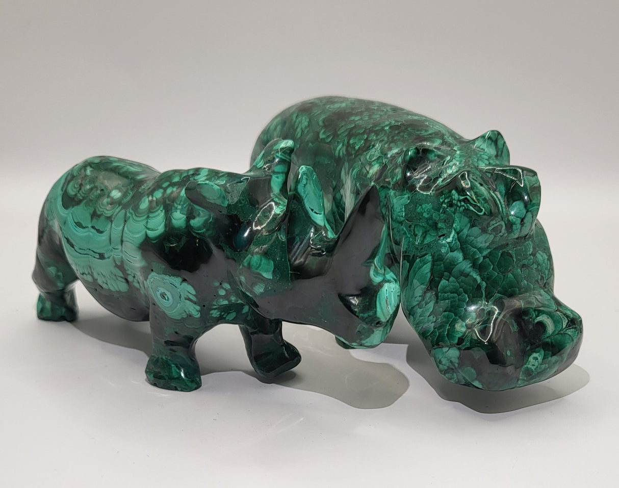 Green Stone Malachite Animal