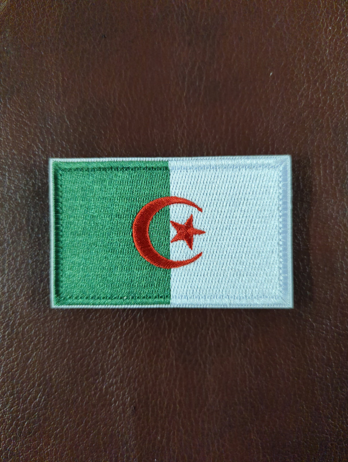 National Flag Embroidery Patch With Velcro 8cm x 5cm