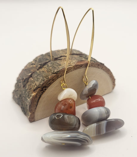 Agate Earrings