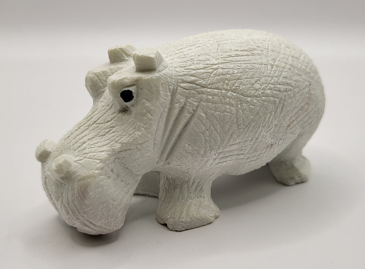White Stone Hippos