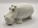 White Stone Hippos
