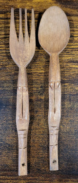Wooden Spoon, Fork and Bowl Sets