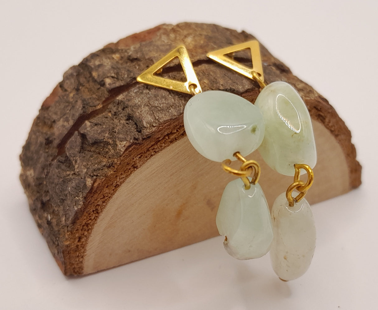 Prehnite Earrings
