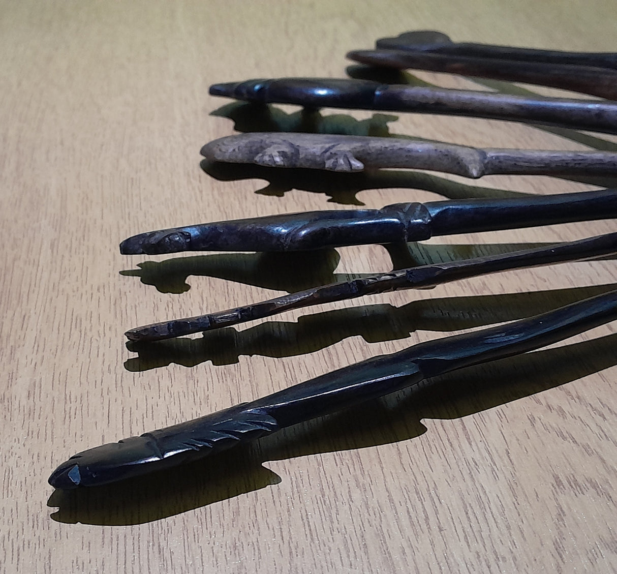 Ebony Handmade Animal Spoons Malawi